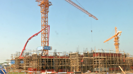 桐城 假期我在崗，重點項目施工忙